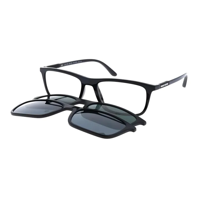 EMPORIO ARMANI Acetate Square Sunglasses Men's Black-0