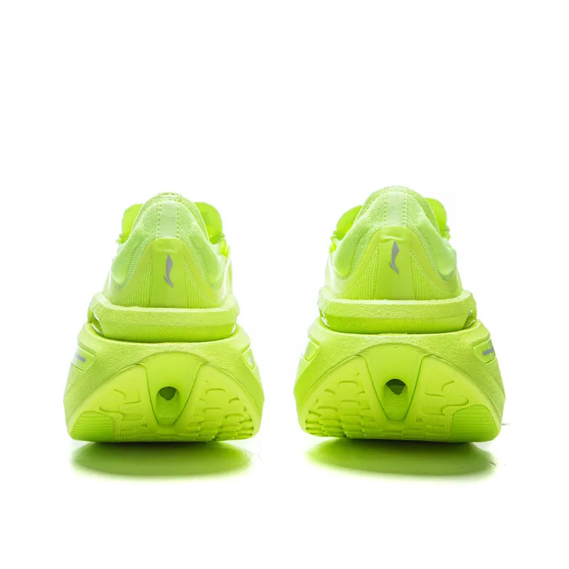 LiNing Shadow 3.0 Cushioned Wear Resistant Breathable Rebound Low Top Running Shoes Unisex Neon Yellow Green-5