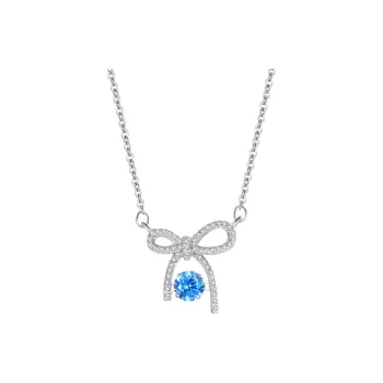 Regalrose 925 Sterling Silver Necklaces Women's Silver