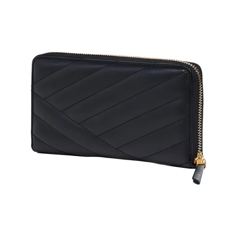 TORY BURCH Kira Quilting Leather Wallet Women's Black-2