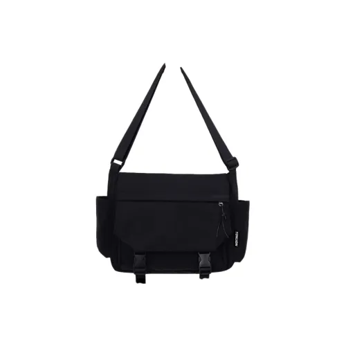 Tonlion Nylon Shoulder Bag Regular Unisex White/Black