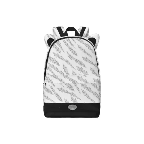 SOOY Polyester Backpack Regular Women's White