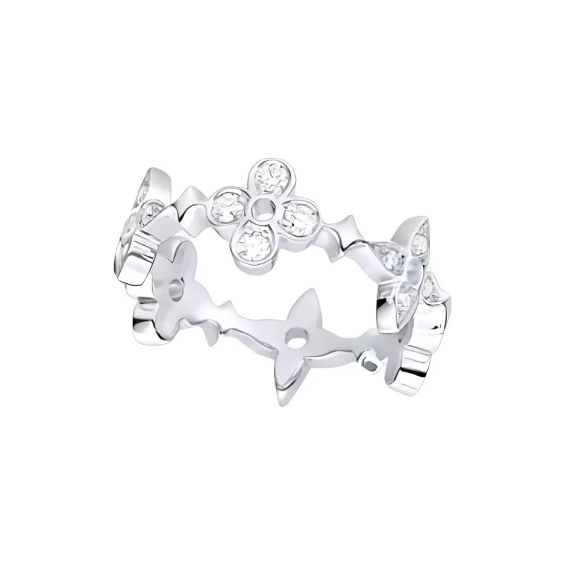 LOUIS VUITTON Dentelle Ring White Gold And Diamonds-1