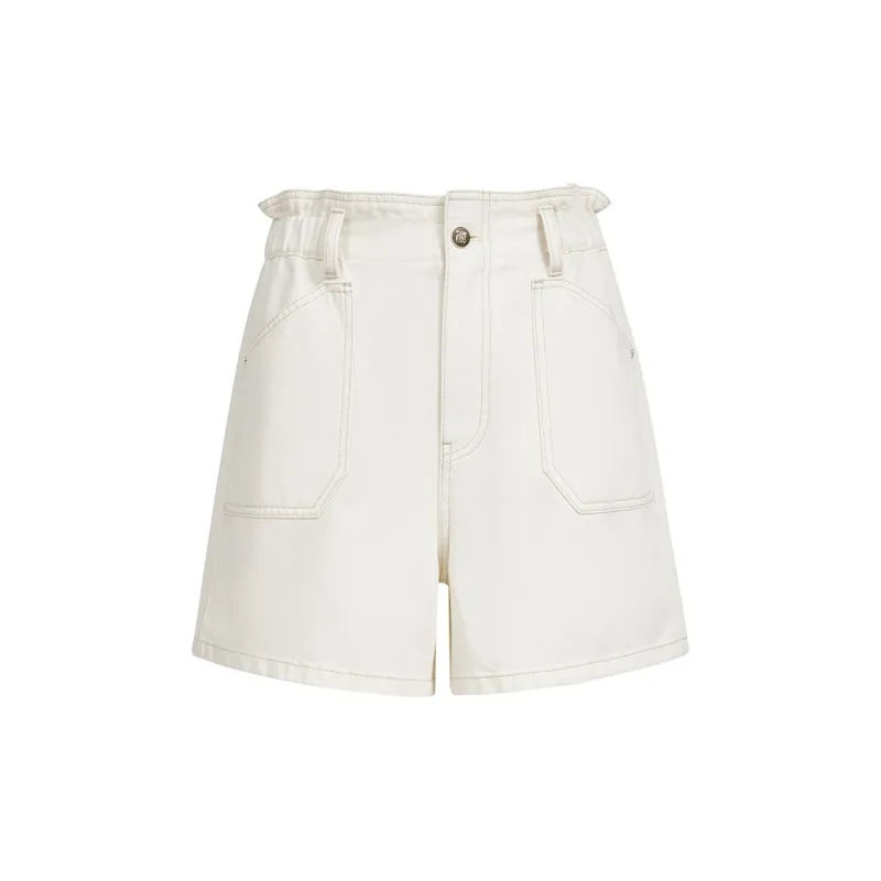 ONLY Denim Shorts Women's J2G Ecru-1