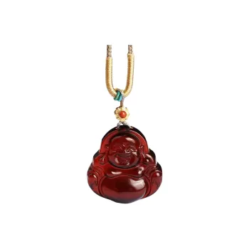 Xifeng Building Amber Necklaces Unisex