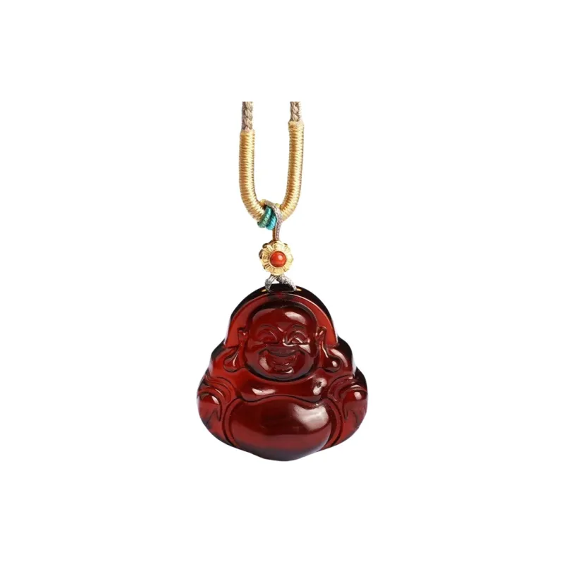 Xifeng Building Amber Necklaces Unisex-0