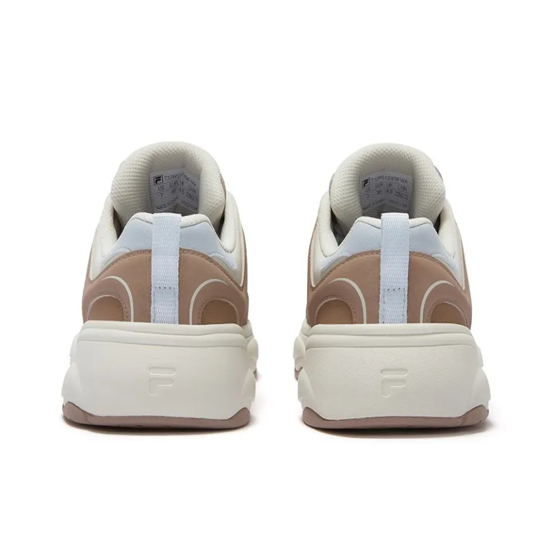 FILA FUSION WINDROUND Anti-Slip Wear-Resistant Low-Top Skateboard Shoes Women's Tawny-3