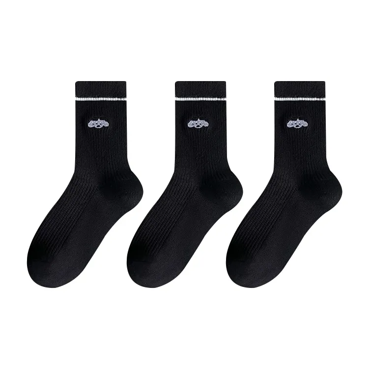 AOKANG Mid Calf Socks Women's 3 Pack-18