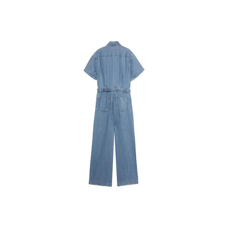 RAG&BONE Belted Denim Jumpsuit-1