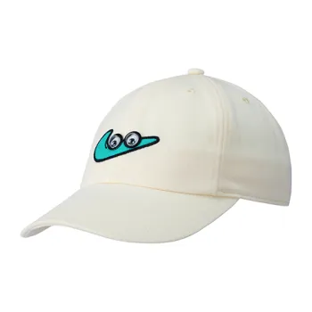 Nike Polyester Baseball Caps Kids' Coconut Milk/Cream Green