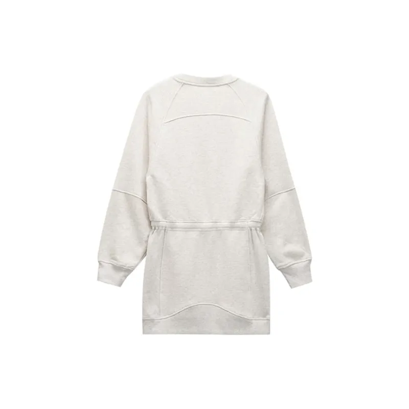 Ed Hardy SS25 Long Sleeved Dresses Women's Light Smoke Gray-1