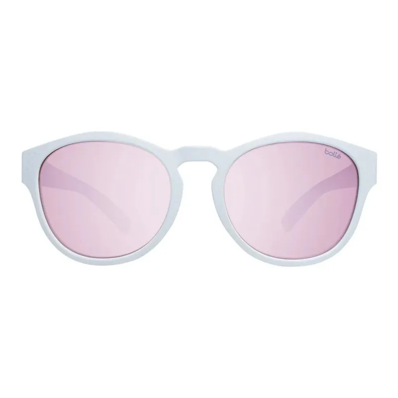BOLLE Plastic Round Sunglasses Women's White-1