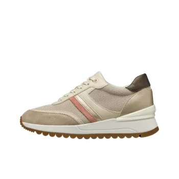 GEOX Desya Wear Resistant Low Top Casual Shoes Women's Light Taupe
