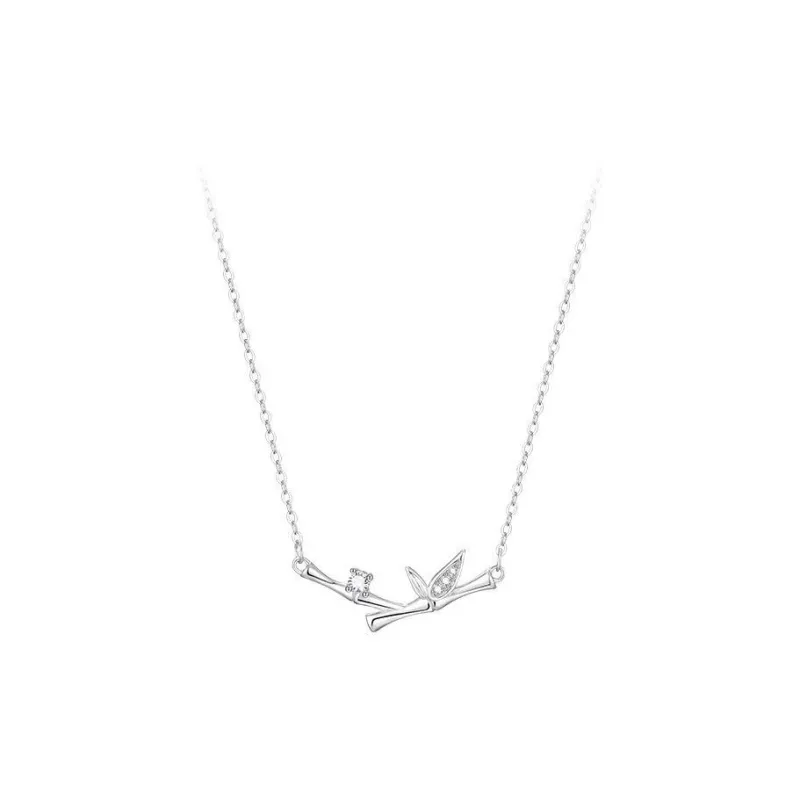 Old Qingyun Silver Building Foot Silver 990 Necklaces Women's-0
