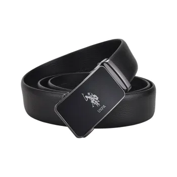 U.S. POLO ASSN. Split Cow Leather Belts Men's 3.5cm