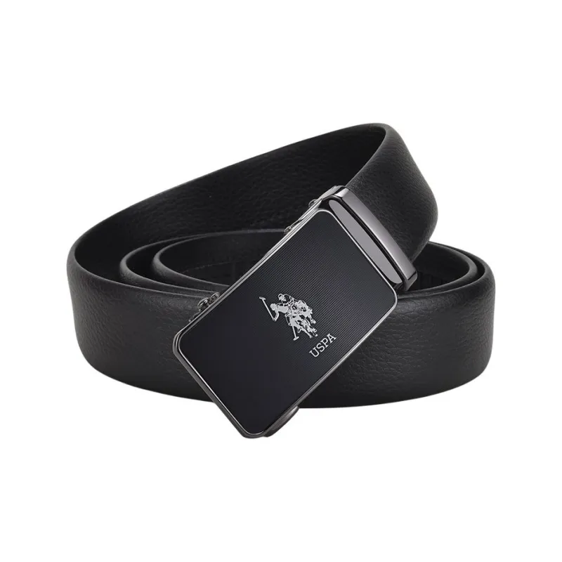 U.S. POLO ASSN. Split Cow Leather Belts Men's 3.5cm-0
