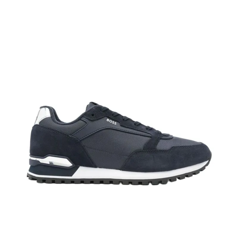 HUGO BOSS Parkour L Low Top Casual Shoes Men's Blue-1