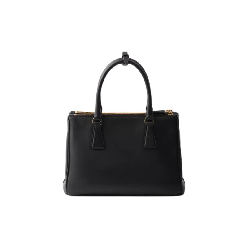 PRADA Galleria Killer Bag Cow Leather Handbag Medium Size Women's Black-2
