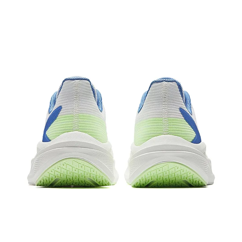Anta Slip-Resistant Breathable Low-Top Casual Running Shoes Men's White Blue Green-3