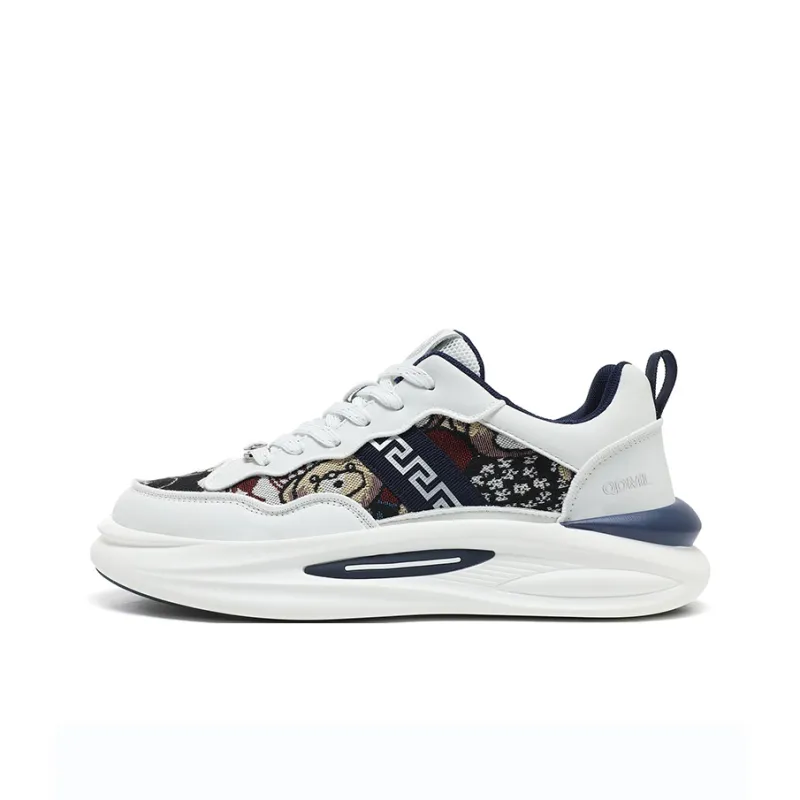 Qiandongmeili Shock Absorbers With Slip Resistant And Abrasion Resistant Properties Low Top Casual Shoes Unisex-4