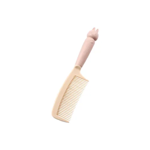 JINGLINGLONG Women's Long Hair Anti-Static Curling Comb Cute Girlish Heart Portable Small Hairbrush