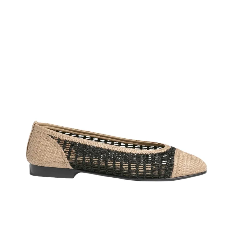 CHANEL Casual Single Shoes Women's Beige-1