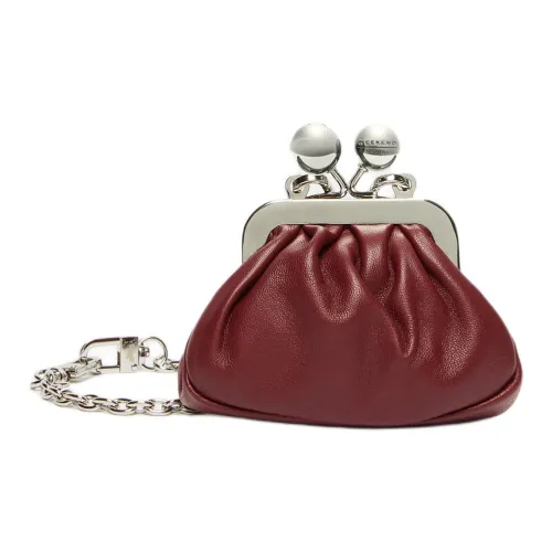 WEEKEND MaxMara Sheepskin Handbag Nano Women's Ruby Color