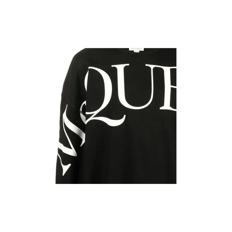 Alexander McQueen Sweatshirts Men Black-4