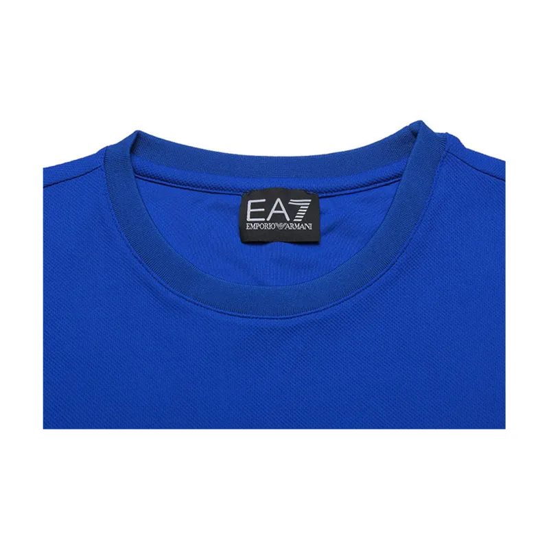 EMPORIO ARMANI EA7 FW22 T Shirt Men's Royal Blue-2