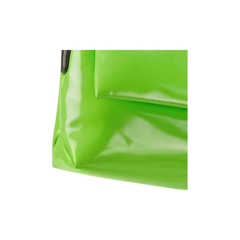 GUCCI Patent Leather One Shoulder Handbag Trumpets Women's Bright Green-4