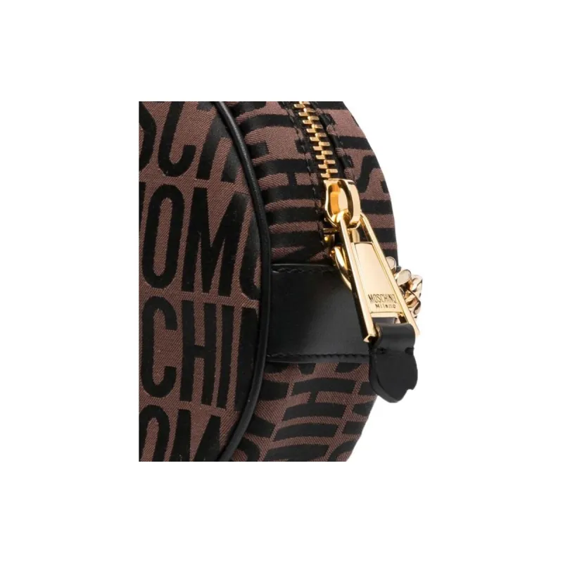 MOSCHINO Monogram-print Crossbody Bag-4