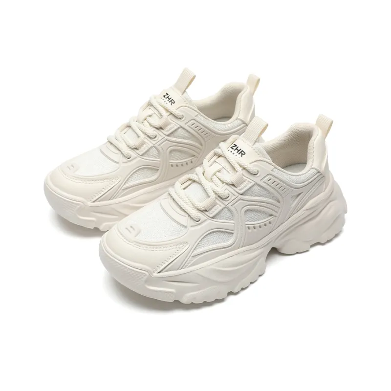 ZHR Height Increasing Shoes Wear-resistant And Lightweight Low-Top Chunky Sneakers Women's-2