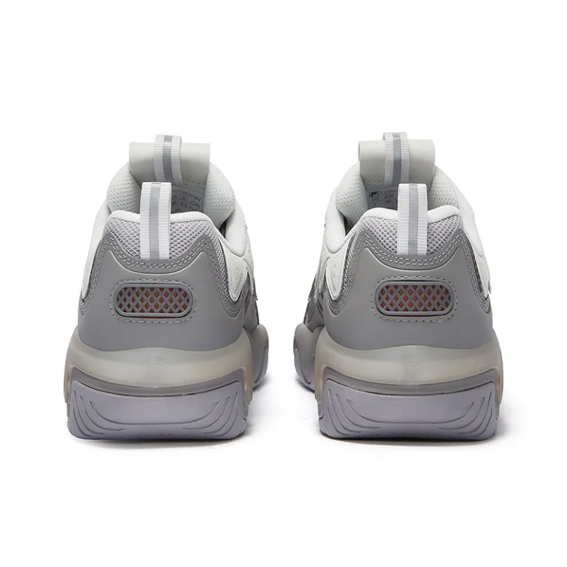 FILA FUSION Anti-Slip Wear-Resistant Low-Top Basketball Shoes Women's Haze Gray-3