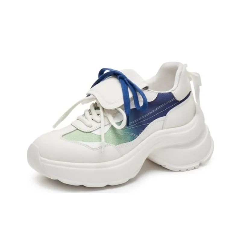 Joypeace Happiness Arrives Slip Resistant Low Top Chunky Sneakers Women's-1