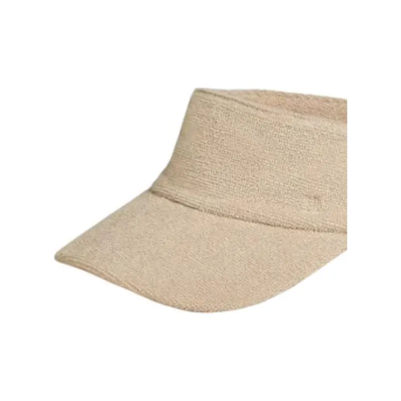 HERMES Towel Fabric 100% Cotton Sun Protection Hats Men's Khaki-2