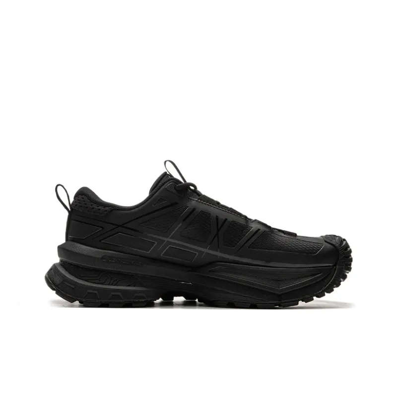 LiNing CF Su Xingchuan Cushioning Rebound Abrasion Resistant Waterproof Low Top Outdoor Hiking Shoes Unisex Black-1