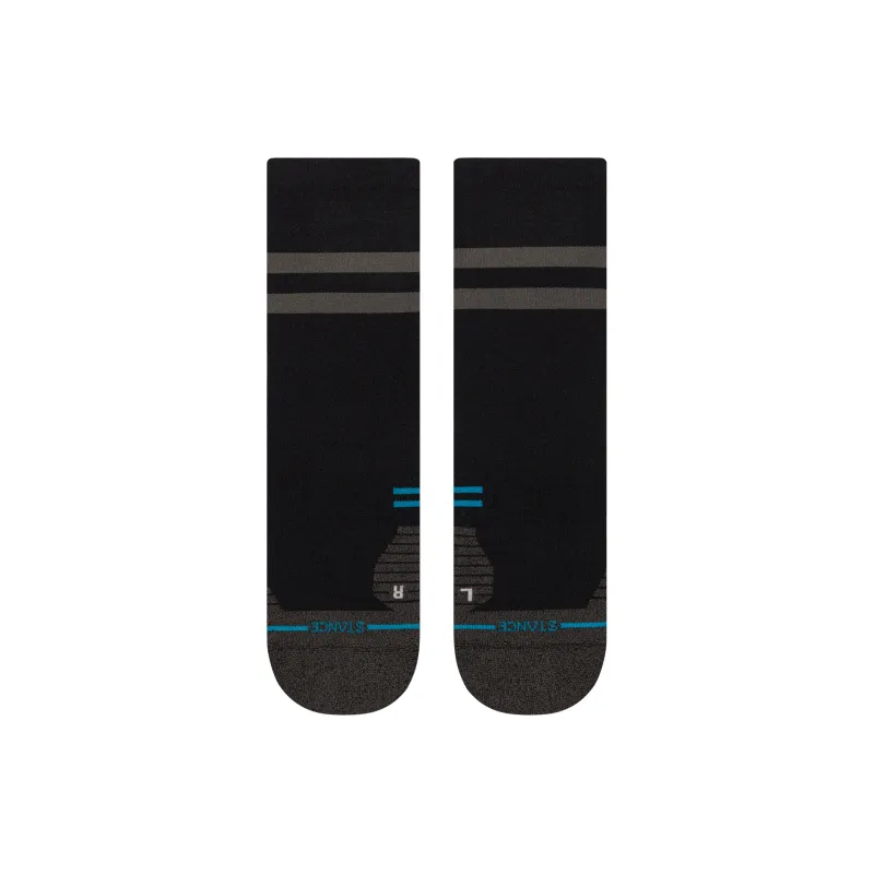 Stance Running Socks Unisex 1 Pack Black-0