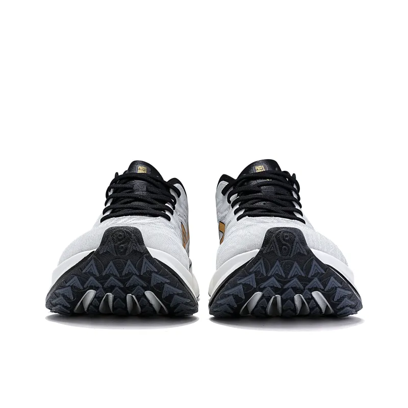 IRUNSVAN Low-Top Full-Length White Gold True Carbon Plate Running Shoes Unisex Black/Gold Glory-4