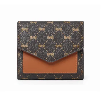 SEPTWOLVES Artificial Leather Wallet Women's Coffee
