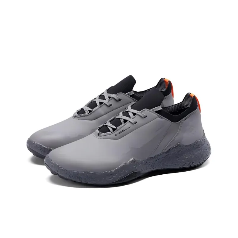 Ecco GOLF BIOM H5 Wear Resistant Low Top Golf Shoes Men's Gray-2