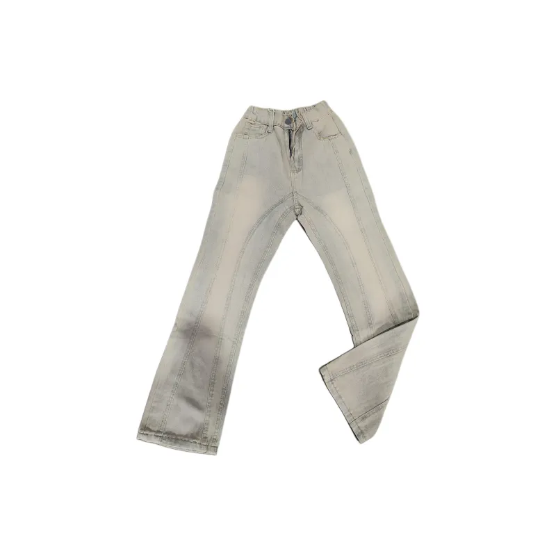 PAINT STAIN Jeans Men's Yellow Mud-0