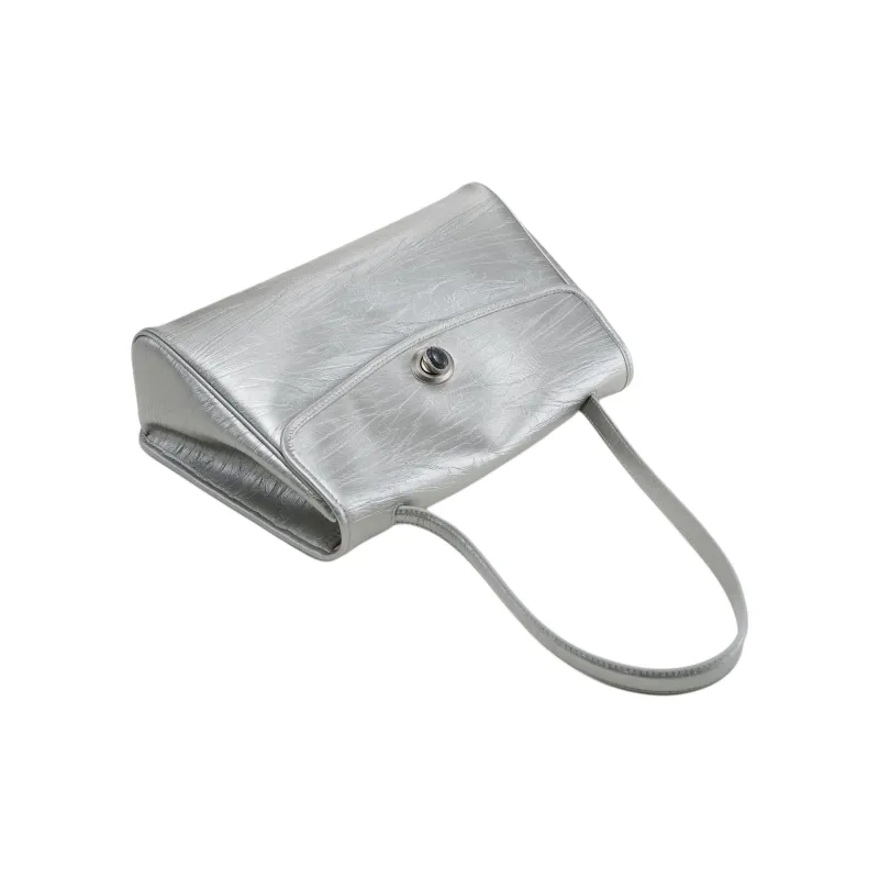 Simedin Cow Leather Crossbody Bags Shoulder Bags Large Size Women's Deep Black/Antique Silver-8