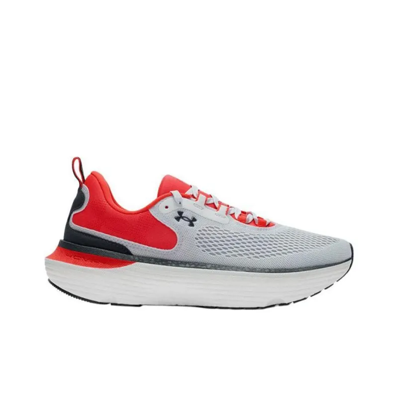 Under Armour Infinite Elite 2 Anti Slip Wear Resistant Low Top Casual Running Shoes Men's Gray Red-1