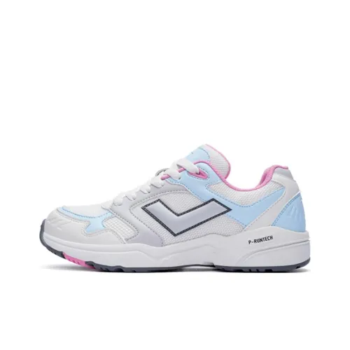 PONY MJ-72 Anti-Slip Wear-Resistant Low-Top Casual Running Shoes Unisex White Blue