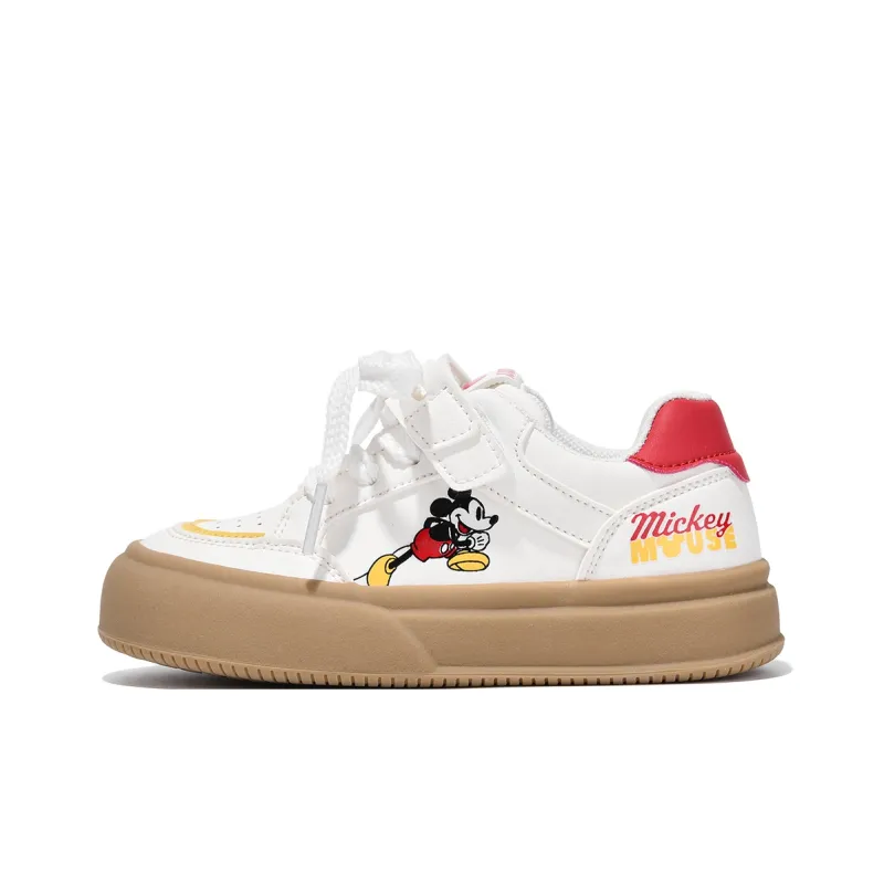 Disney Mickey Series Slip Resistant Cushioning Abrasion Resistant Low Top Skateboard Shoes Women's-0