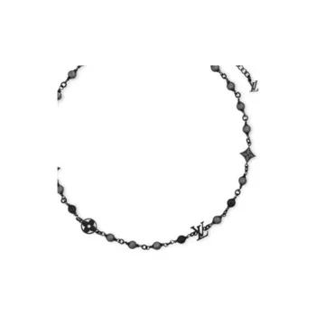 LOUIS VUITTON Pearl Necklaces Men's Multicolor