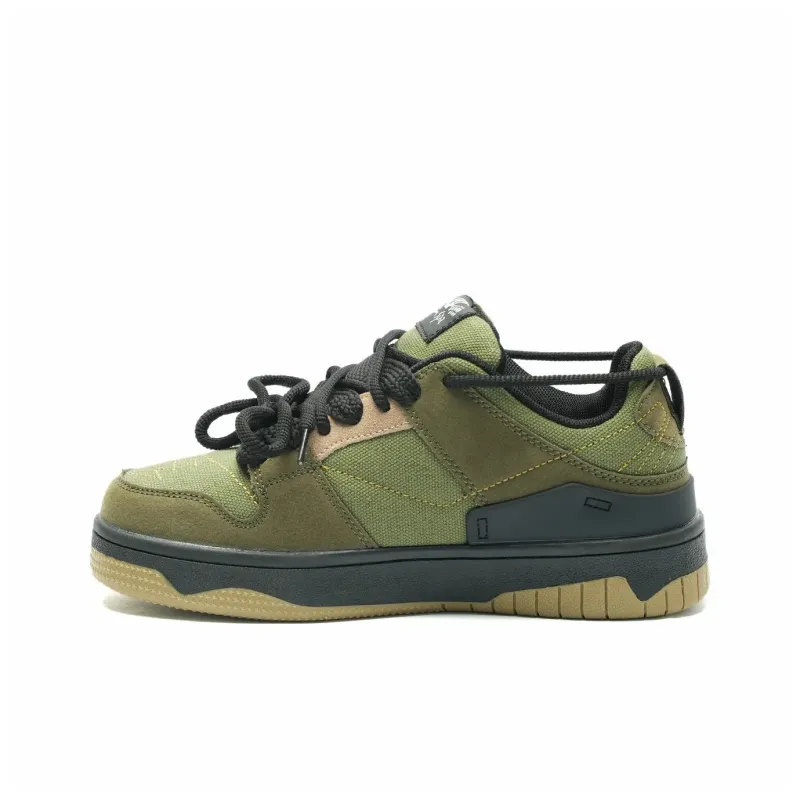 ABCIO Slip Resistant Waterproof Height Increasing Low Top Skateboard Shoes Unisex-1