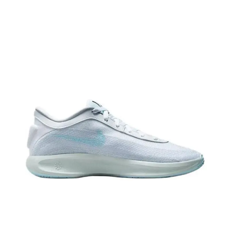 Nike Anti Slip Wear Resistant Low Top Basketball Shoes Men's White-1