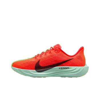 Nike Pegasus Plus Abrasion Resistant Low Top Running Shoes Men's Red Black