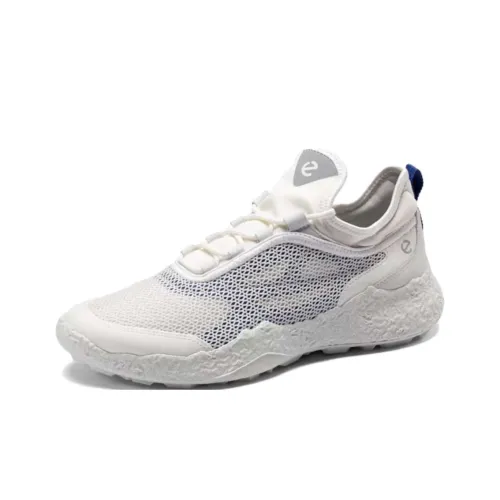 Ecco GOLF BIOM H5 Slip Resistant Breathable Low Top Golf Shoes Men's White Blue